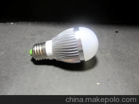 广州锐一LED调色温带记忆功能球泡灯 3W/5W车铝材质，质保两年，厂家直供